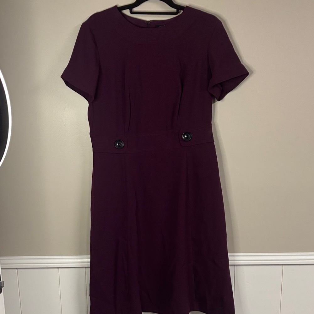 East 5th Elegant Purple Midi Dress